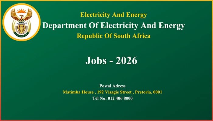 Department Of Electricity And Energy - South Africa - Jobs 2026 - Graduate Internship Program