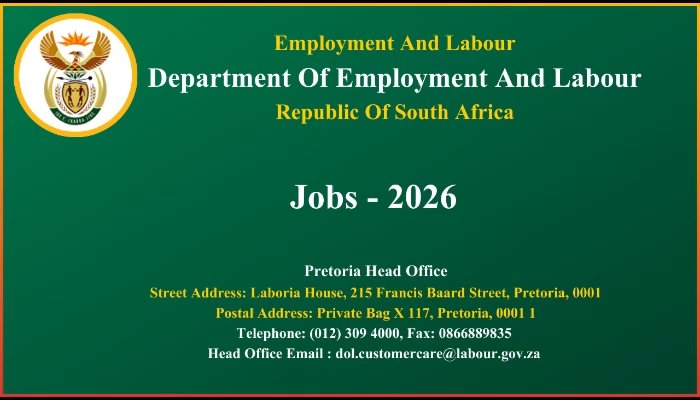 Department Of Employment And Labour South Africa Jobs - 84 Vacancies Across 29 Positions In 2026