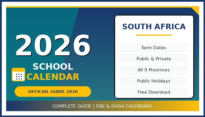 2026 School Calendar South Africa - Complete Guide To Public & Private School Term Dates, Holidays & Schedules